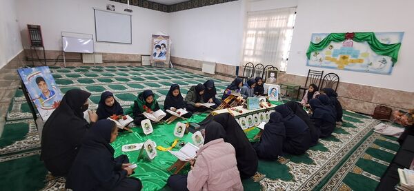 محفل انس با قرآن کریم در آموزشگاه شهید رزمی خلیل آباد