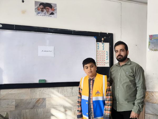 اجرای طرح همیار گاز در دبستان شهید پسندیده فدافن گامی نو برای فرهنگ‌سازی ایمنی 