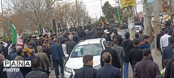 حضور مردم شهید پرور شهرستان کوهدشت در راهپیمایی روز جهانی قدس
