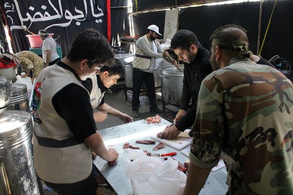 دانش‌آموزان پیشتاز رباط کریم، خادمان کوچک اربعین حسینی