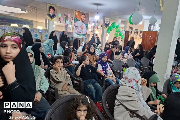جشن عید غدیر در مسجد علی‌بن موسی‌الرضا خاورشهر 