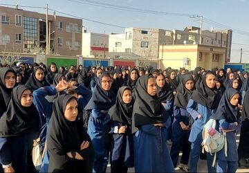 آغاز سال تحصیلی جدید در دبیرستان قلم چی شهرستان بیرجند
