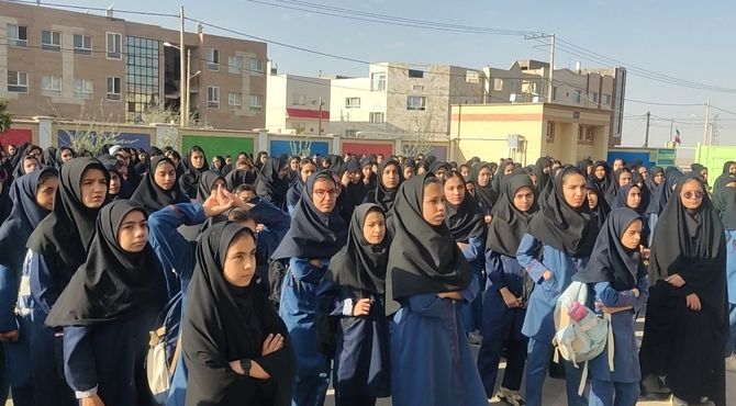 آغاز سال تحصیلی جدید در دبیرستان قلم چی شهرستان بیرجند