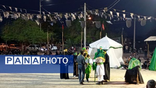 مراسم تعزیه‌‌‌خوانی دو طفلان زینب