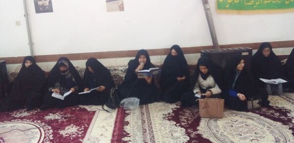 یادواره مرد میدان در پایگاه جوادالائمه بسیج خواهران فدافن