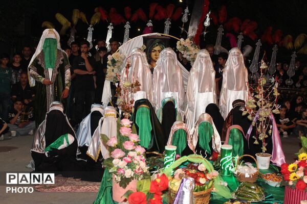 بازخوانی حماسه حضرت قاسم(ع) در پنجمین شب اجرای تئاتر مذهبی نظرآباد