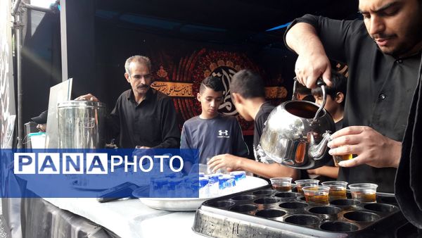 خدمت‌رسانی موکب ریحانه الحسین شهرستان شازند