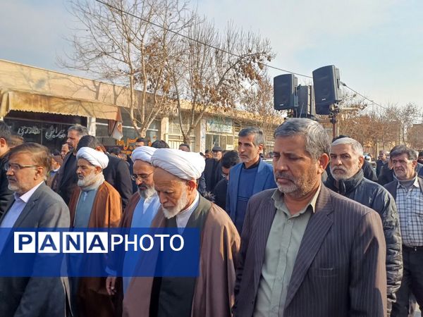 مراسم تشییع حجت‌الاسلام والمسلمین سید هاشم سجادی نسب در برخوار