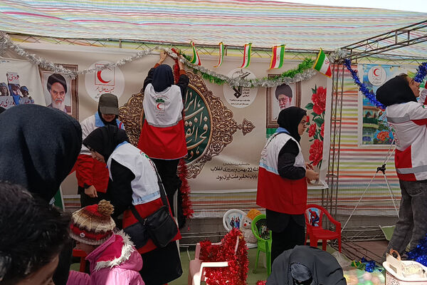 مهمانی کیلومتری نیمه شعبان در کرمانشاه 