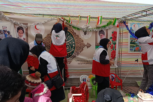 مهمانی کیلومتری نیمه شعبان در کرمانشاه 