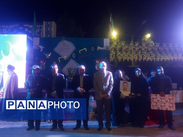 مراسم مهمانی شهدا در گلزار شهدای بهشت فضل نیشابور 