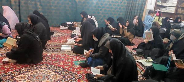 مراسم احیای شب بیست و سوم ماه مبارک رمضان در مسجد سید الشهدا شهرستان شیروان