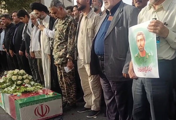 تشییع باشکوه پیکر شهید مبارزه با اسرائیل جنایتکار