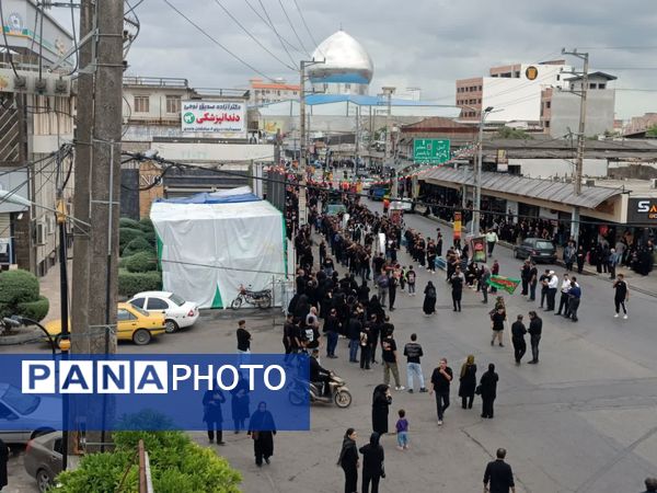 عزاداری تاسوعای حسینی در آمل 