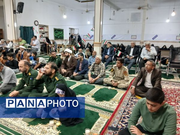 یادواره شهدای شهرستان خلیل‌آباد در مسجد نبی 