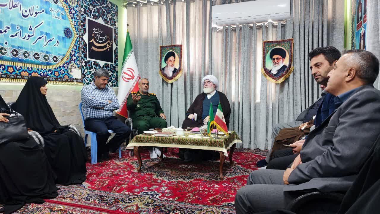 دیدار فرماندهان واحدهای دانش‌آموزی بسیج با امام جمعه کردکوی