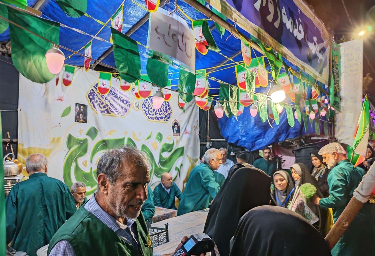 جلوه هایی از جشن غدیر در مواکب مردمی قم 