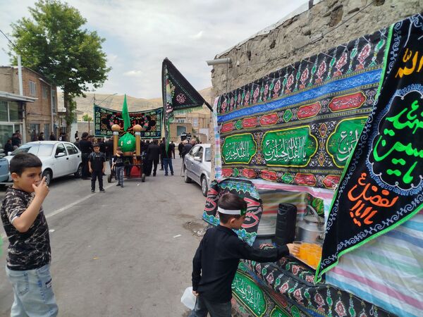 هیات عزاداری شهرستان هوراند در روز تاسوعا