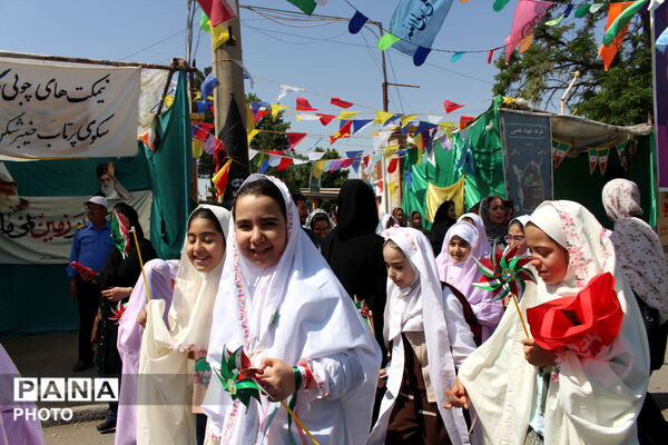  آغاز جشن بندگی دانش‌آموزان  شهرستان نظرآباد 