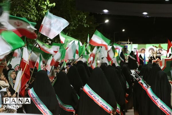 رزمایش دختران جان فدای ایران در گناباد