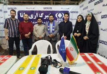 خبرنگاران پانا این شب ها راوی میدان در موکب اداره کل آموزش و پرورش