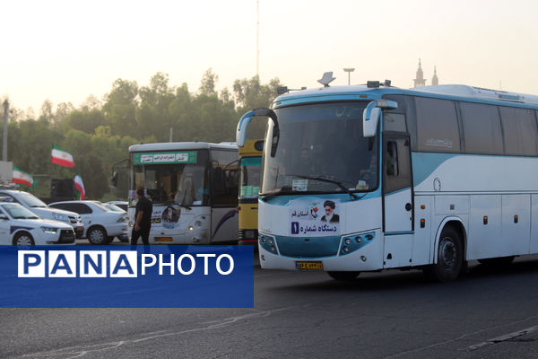 اعزام قشرهای مختلف مردم قم به مراسم سالگرد ارتحال امام(ره)