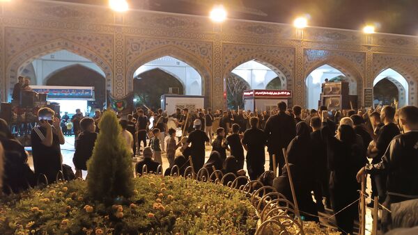 مراسم عزاداری شهادت امام رضا(ع) و شام غریبان در حرم مطهر رضوی 