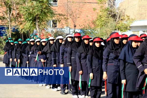 هفته تربیت‌بدنی با شور و انرژی در دبیرستان شاهد مرضیه 