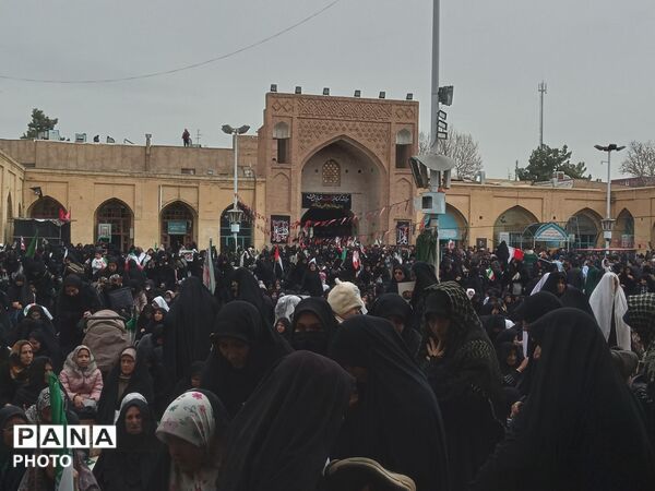 اقامه نماز عبادی سیاسی جمعه در روز قدس نیشابور 