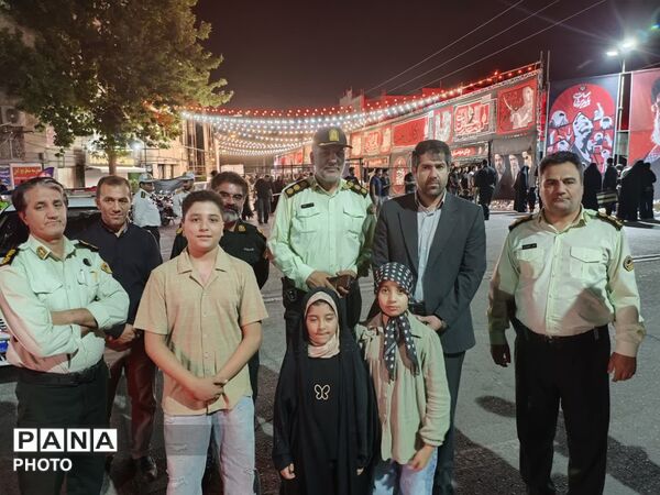 مراسم عزاداری رهبر شهید در شهر هشتگرد 