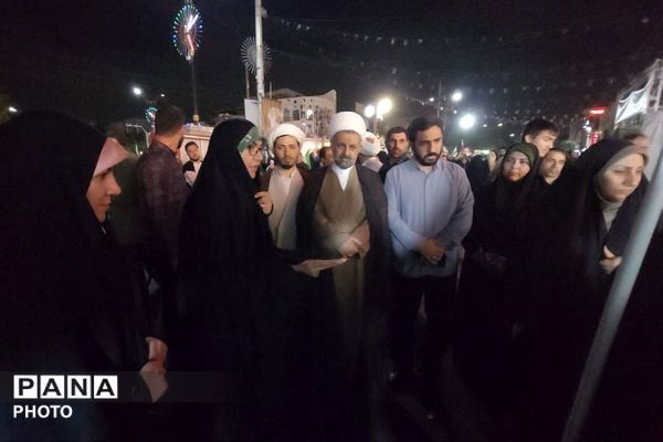 مردم شهرستان رباط‌کریم همچنان در میدان دفاع ملی