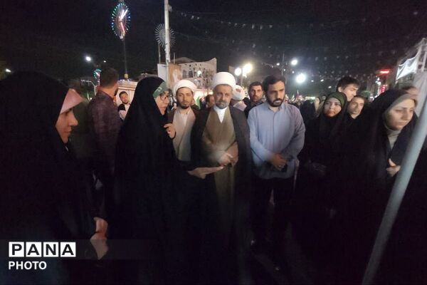 مردم شهرستان رباط‌کریم همچنان در میدان دفاع ملی