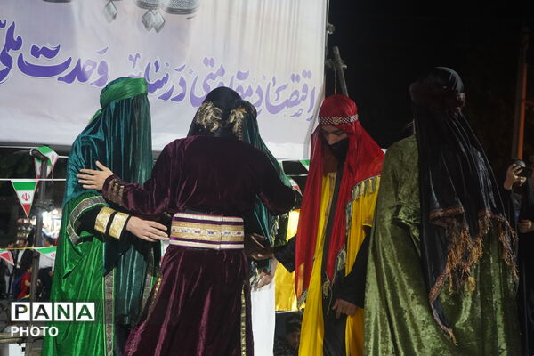 نود و پنجمین شب اجتماع مردمی در آستانه عید غدیر با شور ولایت