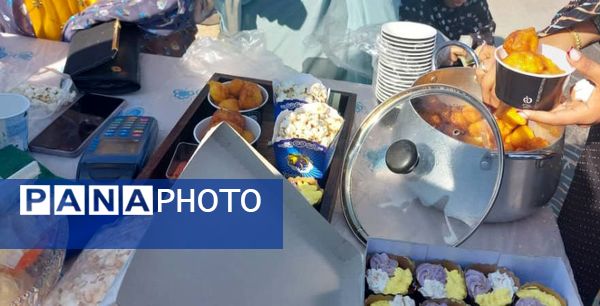 بازارچه دانش‌آموزی در منطقه فین