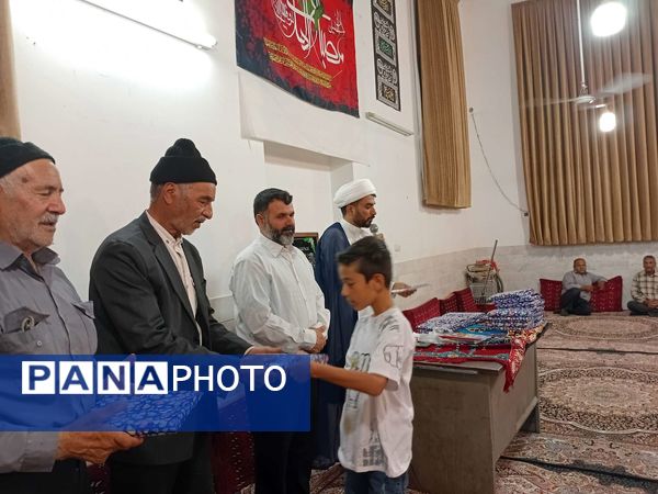 تقدیر از دانش‌آموزان فعال روستای نقاب