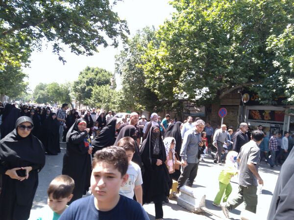 راهپیمایی مردم قزوین در جمعه خشم ونصر 