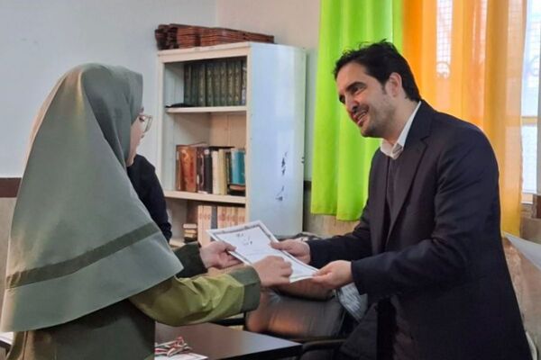 اختتامیه مسابقات شطرنج دختران بهارستان دو