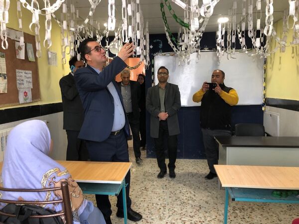 کلنگ‌زنی مدرسه شش‌کلاسه در امانلی و بازدید مسئولان استانی از مدارس راز و جرگلان
