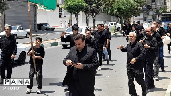 مراسم عزاداری تاسوعای حسینی در مسجد امام جعفر صادق(ع) نظرآباد