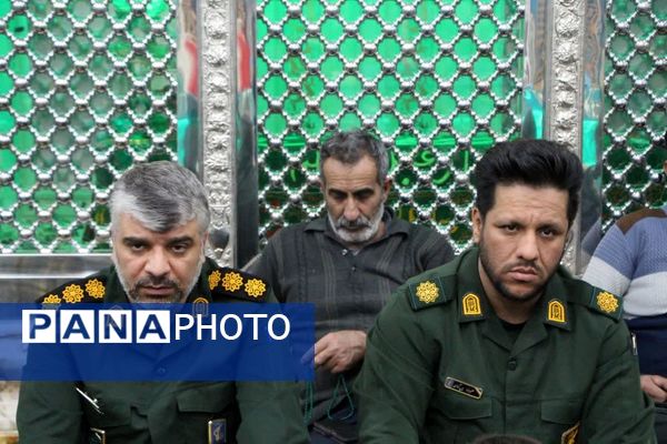 مراسم چهلم شهدای فتنه آمریکایی، صهیونیستی در امامزاده سید نصرالله یزد