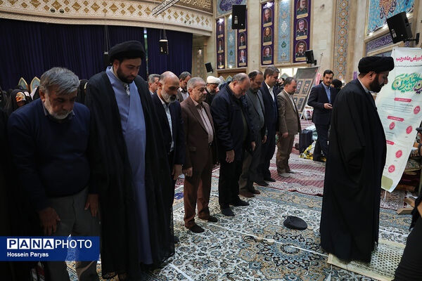 حضور وزیر آموزش و پرورش در جمع دانش‌آموزان معتکف