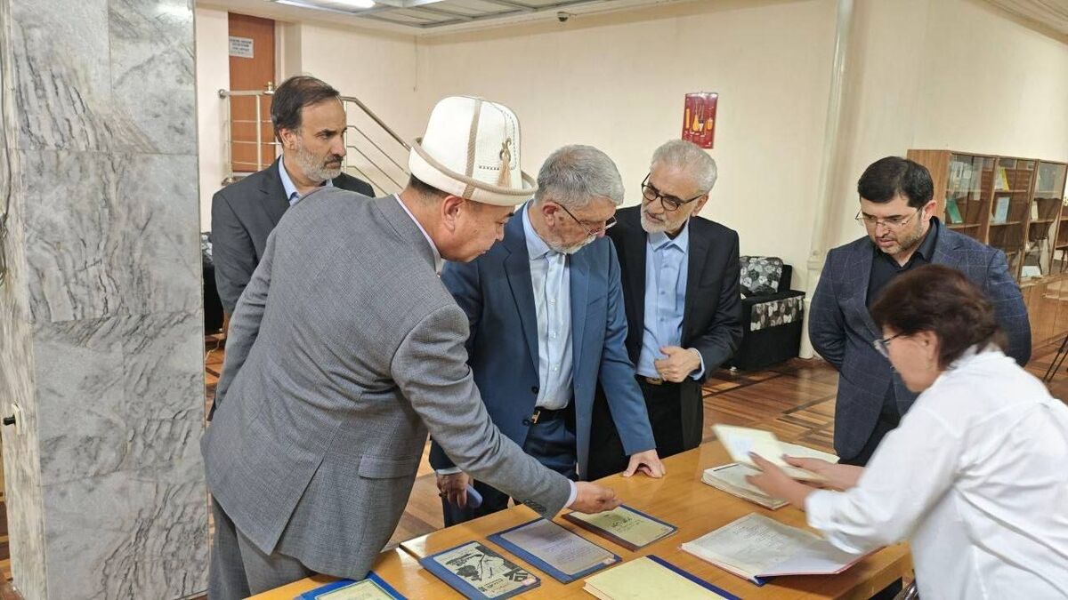 پیشنهاد وزیر فرهنگ ایران به رییس کتابخانه ملی قرقیزستان: فهرست‌برداری دقیق از نسخه‌های خطی موجود در دو کشور