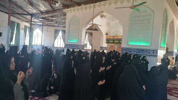 برگزاری مراسم تشییع نمادین پیکر حضرت فاطمه(س)در امامزاده سید محمد(ع)کاشمر