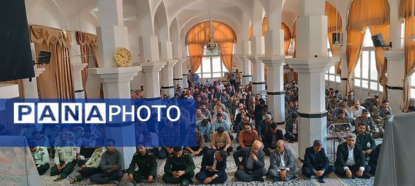 مراسم یادواره شهدای خدمت به‌مناسبت هفته دولت در شهرستان خلیل آباد 