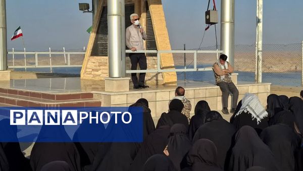 حس و حال دختران دانش‌آموز قم در اردوی راهیان نور