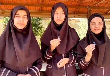 مدرسه شاهد نسیم سبحان روی موج ورزش و نشاط