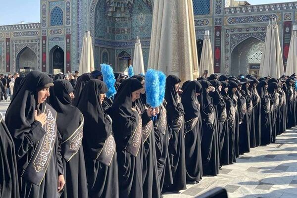 مشهد در سوگ امام رضا(ع)؛ حرم رضوی میزبان دلهای داغدار