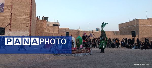 مراسم تعزیه‌خوانی در شهرستان خلیل‌آباد