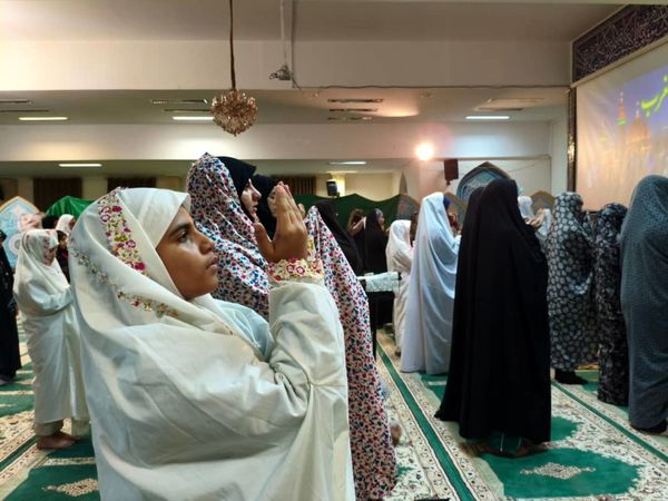 لحظات ناب اعتکاف دانش‌آموزی دختران در جاسک