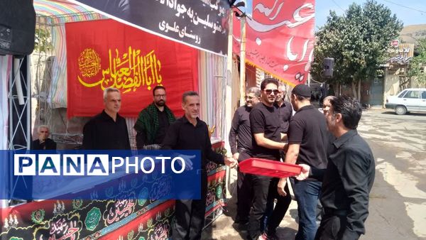 کاروان حسینی کربلای ایران در روستای علوی کاشان